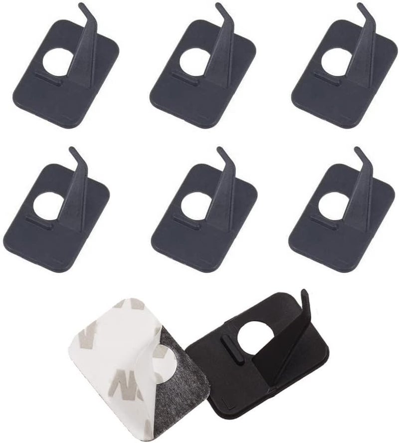 SOPOGER 6pcs Plastic Arrow Rest Black Recurve Bow Arrow Rest Adhesive Back Hunting Shooting Targeting Accessory for Right or Left Hand - Image 1
